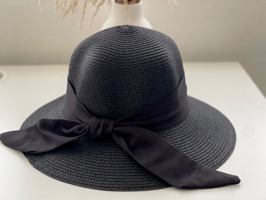 Black Straw Hat