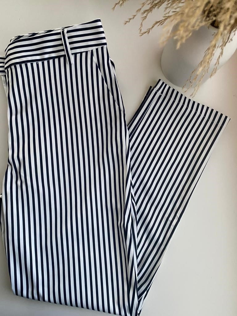 Navy Stripes Pant