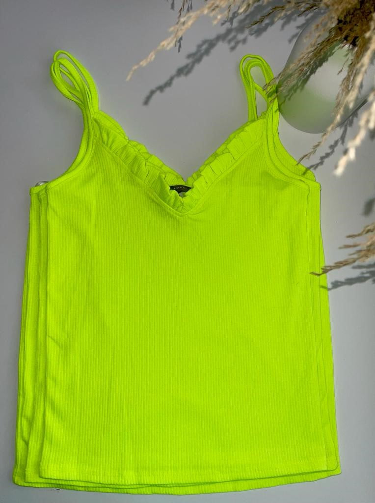 Neon Lime Basic Top